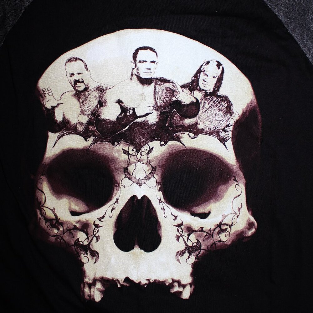 WWE Survivor Series 2006 PPV raglan tee shirt Cena rap Big Show Booker T vintage